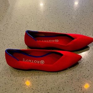 Rothy’s size 8 chili red point